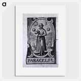 アートポスター-Paracelsus, Figure with Celestial Symbols
 - 国立医学図書館 Poster.