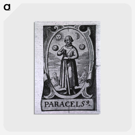 アートポストカード-Paracelsus, Figure with Celestial Symbols
 - 国立医学図書館 Postcard.