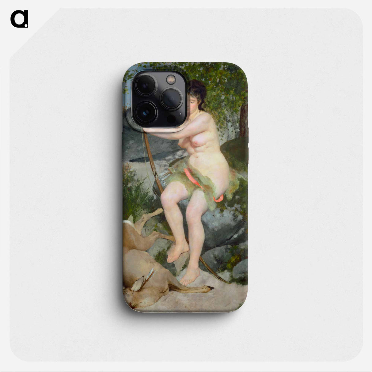 Diana - Pierre Auguste Renoir Phone Case.