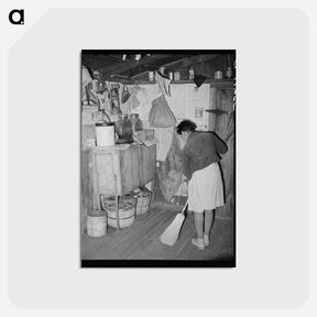 アートポストカード-Tenant Farmer's Daughter
 - ラッセル リー Postcard.
