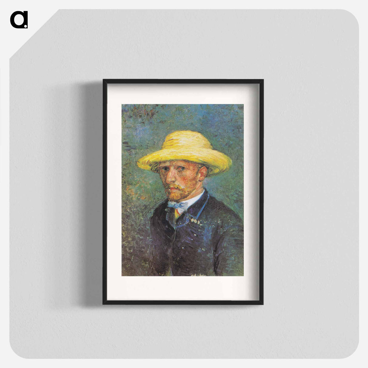 Portrait of Theo van Gogh - Vincent van Gogh Poster.