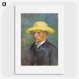 Portrait of Theo van Gogh - Vincent van Gogh Poster.