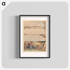 アートポスター-Jerusalem, Plate 9 - ウィリアム ブレイク Poster.