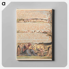 アートパネル-Jerusalem, Plate 9 - ウィリアム ブレイク Canvas.