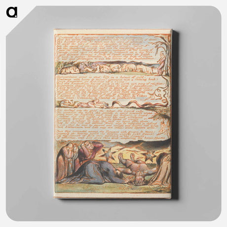 アートパネル-Jerusalem, Plate 9 - ウィリアム ブレイク Canvas.