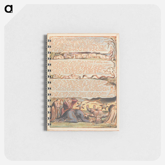 アートメモ帳-Jerusalem, Plate 9 - ウィリアム ブレイク Memo.