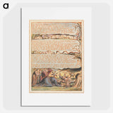 アートポスター-Jerusalem, Plate 9 - ウィリアム ブレイク Poster.