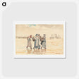 アートポストカード-Four Fishwives on the Beach - ウィンスロー ホーマー Postcard.