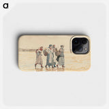 Four Fishwives on the Beach - ウィンスロー ホーマー Phone Case.