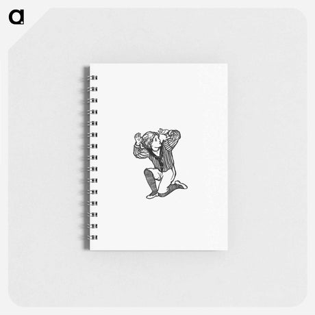 アートメモ帳-Scared Boy from Verses For Grannie
 - 大英図書館 Memo.