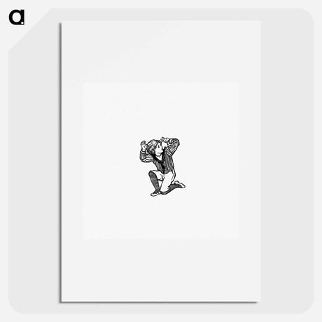 アートポスター-Scared Boy from Verses For Grannie
 - 大英図書館 Poster.