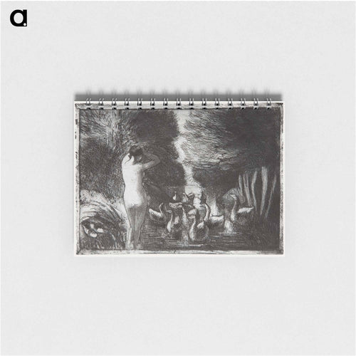 Bather with geese - Camille Pissarro Memo.