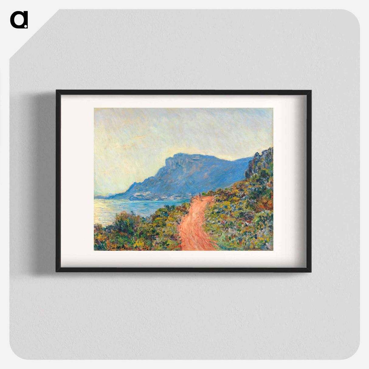 La Corniche near Monaco - Claude Monet Poster.