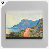 La Corniche near Monaco - Claude Monet Canvas.