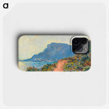 La Corniche near Monaco - Claude Monet Phone Case.