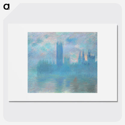 Houses of Parliament, London Poster.