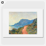 La Corniche near Monaco - Claude Monet Poster.