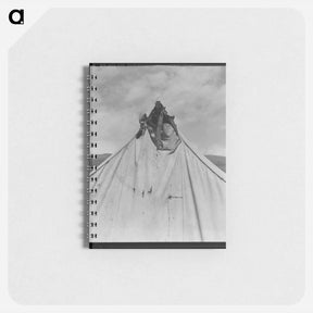 アートメモ帳-Untitled photo, possibly related to: Pea picker's tent near San Jose, California - ドロテア ラング Memo.