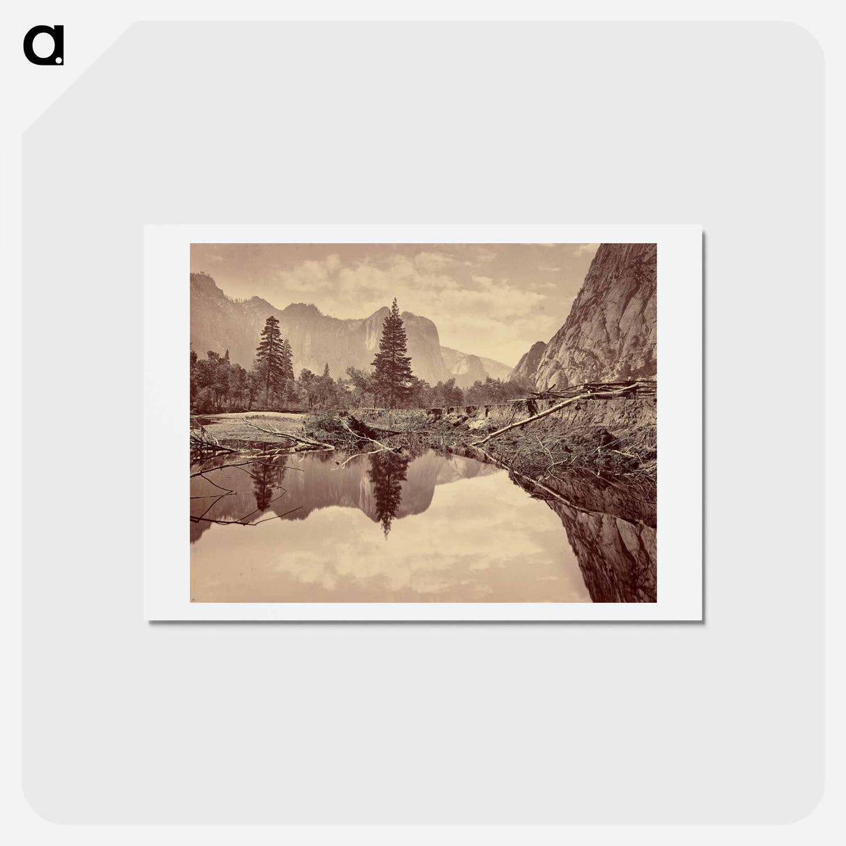 アートポストカード-Yosemite Valley
 - エドワード マイブリッジ Postcard.