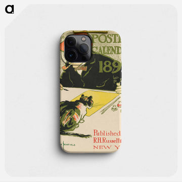 Edward Penfield Self-Portrait - エドワード ペンフィールド Phone Case.