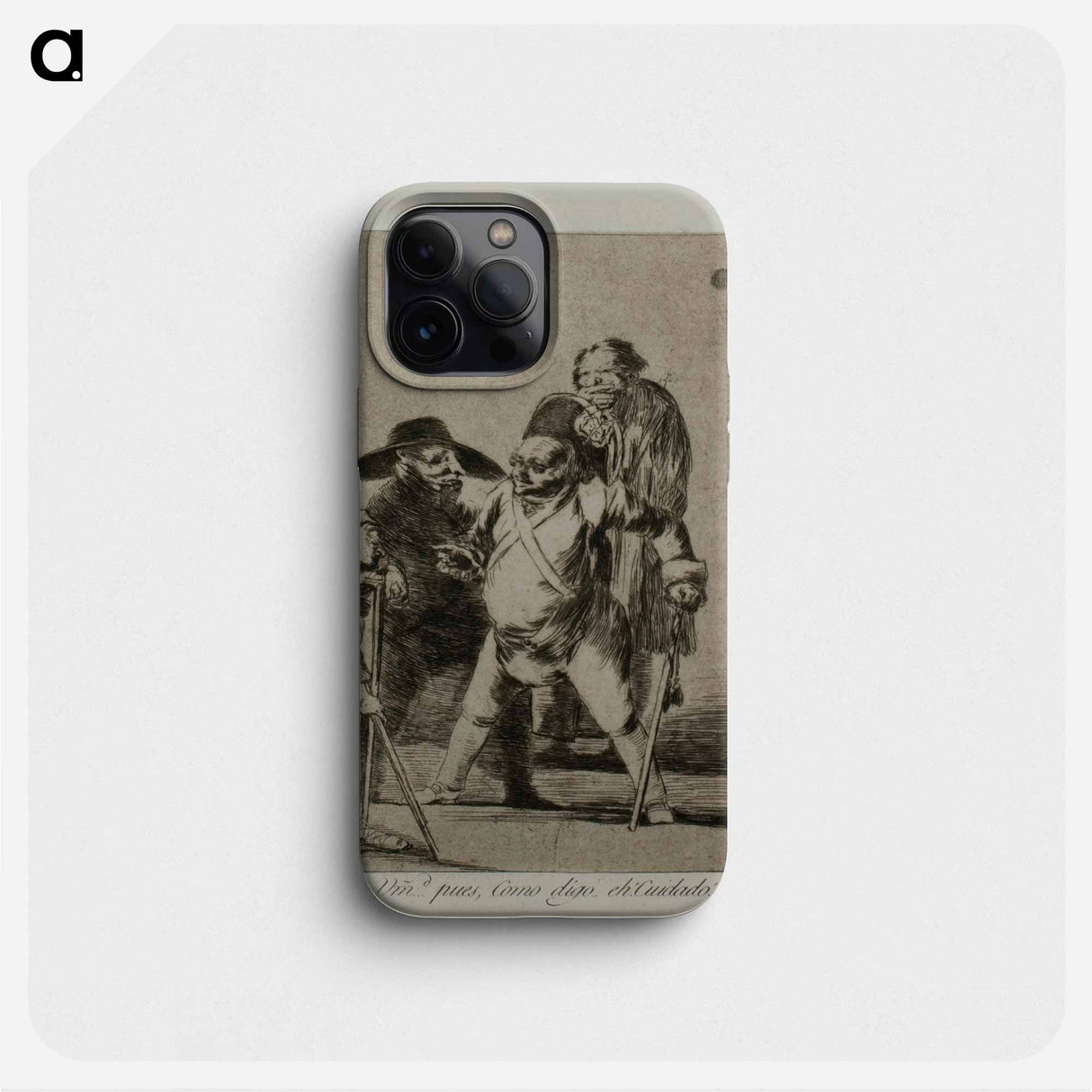 Look out! otherwise... - Francisco de Goya Phone Case.