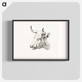 アートポスター-Head of a cow - ジャン ベルナール Poster.