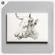 アートパネル-Head of a cow - ジャン ベルナール Canvas.