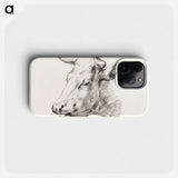 Head of a cow - ジャン ベルナール Phone Case.