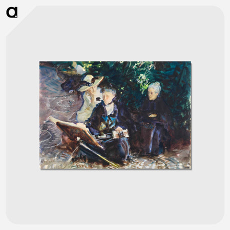 アートポストカード-In the Generalife - ジョン シンガー サージェント Postcard.