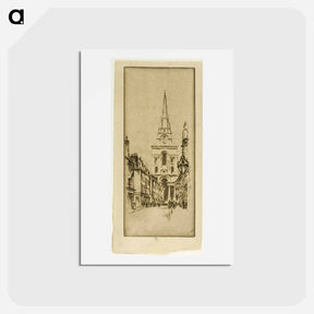 アートポストカード-Spitalfields Church
 - ジョセフ ペネル Postcard.