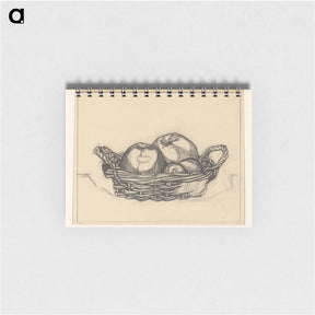 アートメモ帳-Mand met appelen - ユリー デ フラーハ Memo.