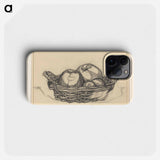 Mand met appelen - ユリー デ フラーハ Phone Case.
