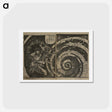 アートポストカード-Hokusai's the life of shakyamuni illustrated - 葛飾 北斎 Postcard.
