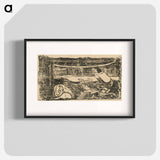 Interior of a Tahitian Hut - ポール ゴーギャン Poster.