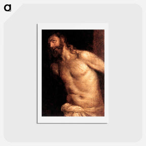 アートポストカード-The Scourging of Christ - ティツィアーノ ヴェチェッリオ Postcard.