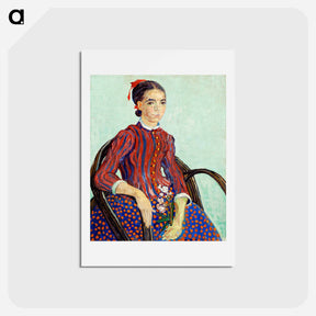 アートポストカード-La Mousmé - フィンセント ファン ゴッホ Postcard.