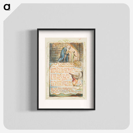 アートポスター-Songs of Innocence and of Experience: London - ウィリアム ブレイク Poster.