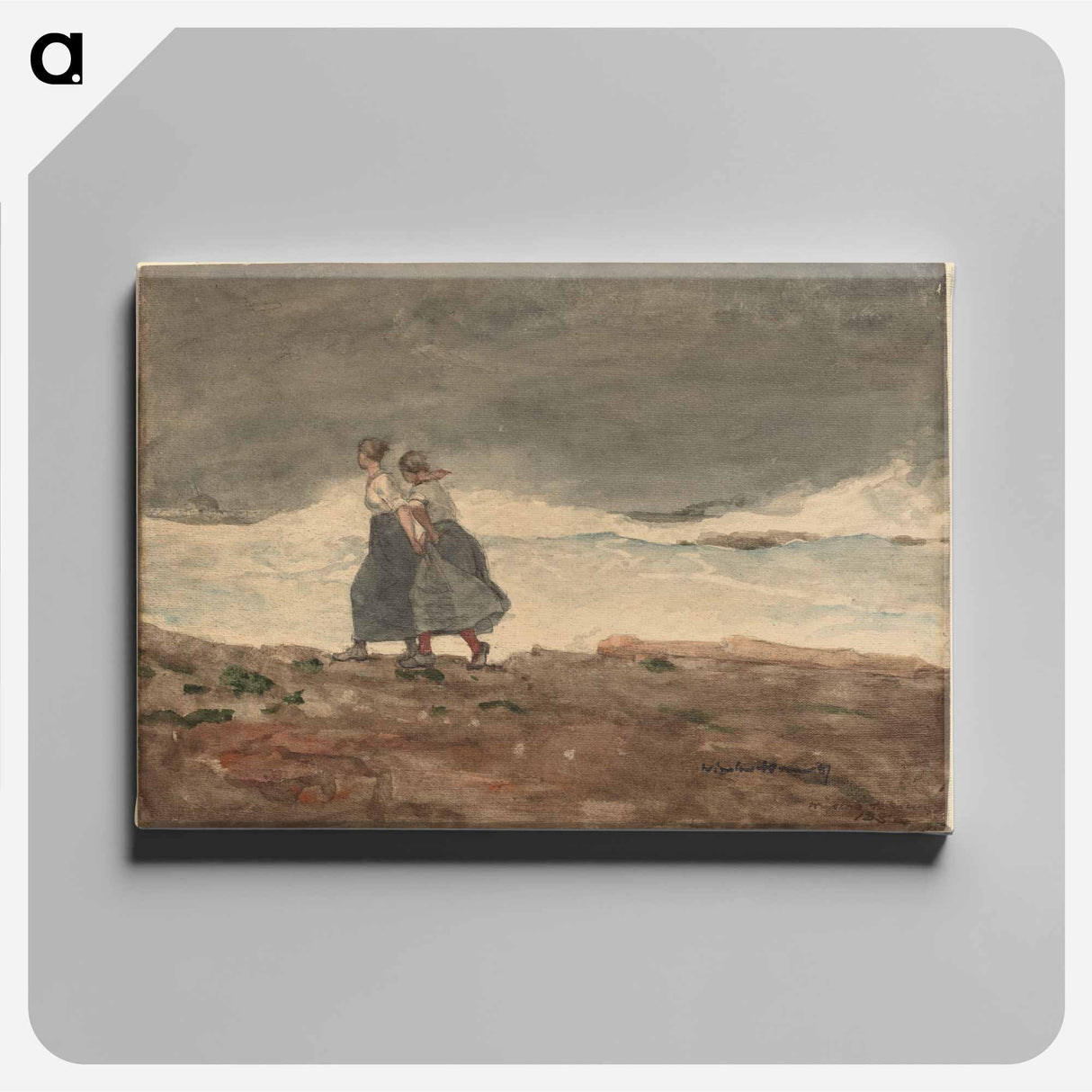 Danger - Winslow Homer Canvas.