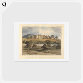 アートポストカード-South West View of Rushton Hall, Northamptonshire; the Seat of the Honourable Mrs. Cockayne
 - イェール大学アートギャラリー Postcard.