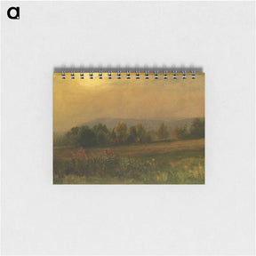 アートメモ帳-New England Landscape - アルバート ビアスタット Memo.