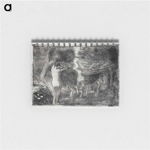 Bather and Geese - Camille Pissarro Memo.