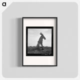 Untitled photo, possibly related to: Scarecrow on a newly cleared field with stumps near Roxboro, North Carolina - ドロテア ラング Poster.