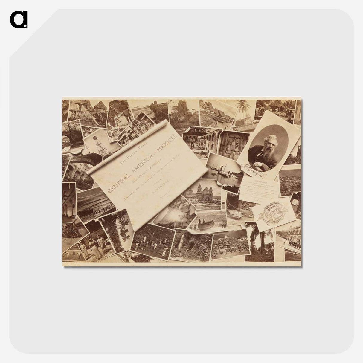 アートポストカード-Central American Album Frontispiece
 - エドワード マイブリッジ Postcard.