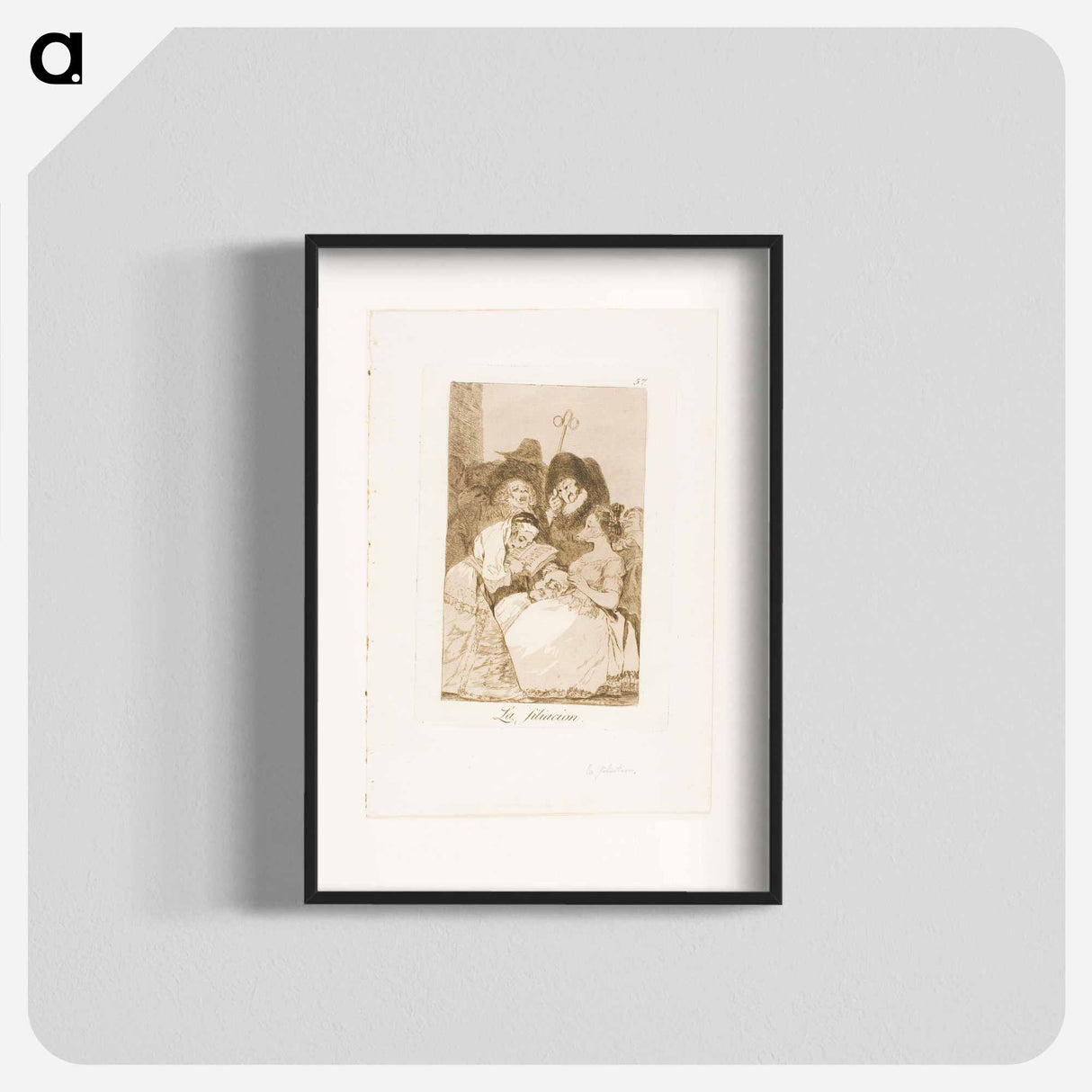 The Filiation - フランシスコ デ ゴヤ Poster.