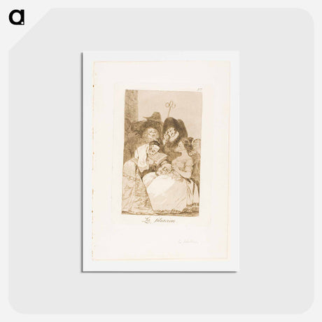 アートポストカード-The Filiation - フランシスコ デ ゴヤ Postcard.