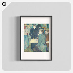 アートポスター-A Corner of the Moulin de la Galette - アンリ ド トゥールーズ ロートレック Poster.