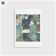 アートポストカード-A Corner of the Moulin de la Galette - アンリ ド トゥールーズ ロートレック Postcard.