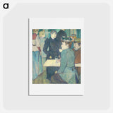 アートポストカード-A Corner of the Moulin de la Galette - アンリ ド トゥールーズ ロートレック Postcard.