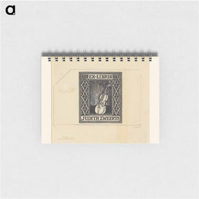 アートメモ帳-Ontwerp voor een ex libris van Judith Zweerts by Julie de Graag - ユリー デ フラーハ Memo.