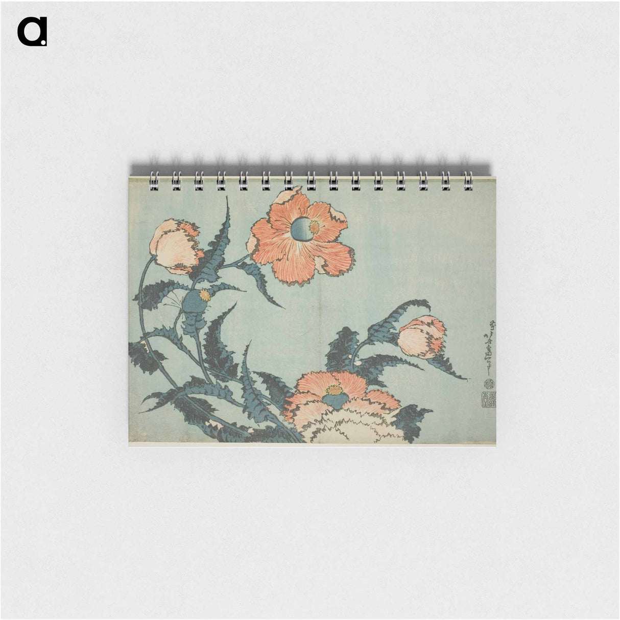 Hokusai's Poppies - 葛飾 北斎 Memo.
